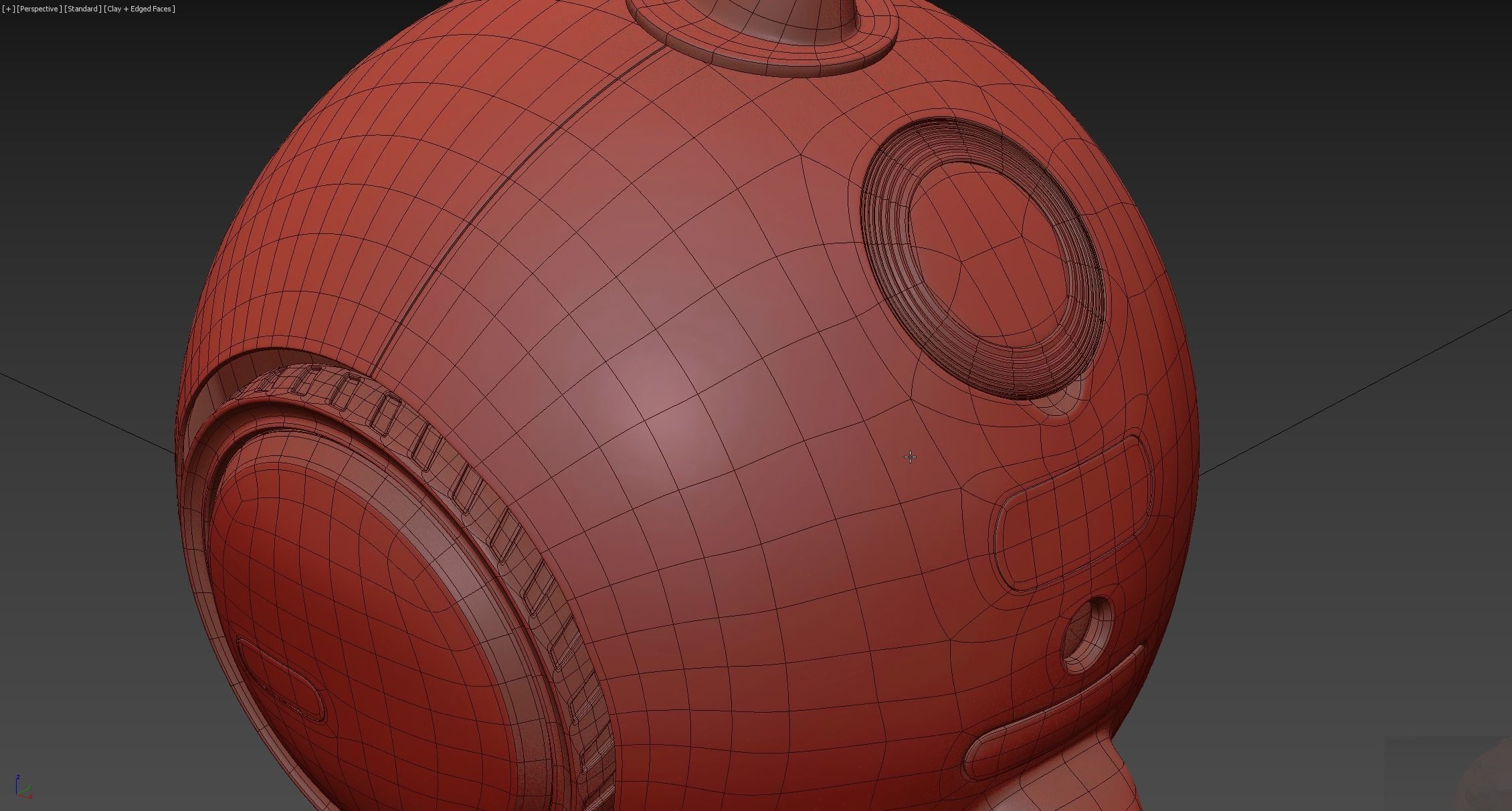 Autonomous self-driving AI assistant robot 3D model_11