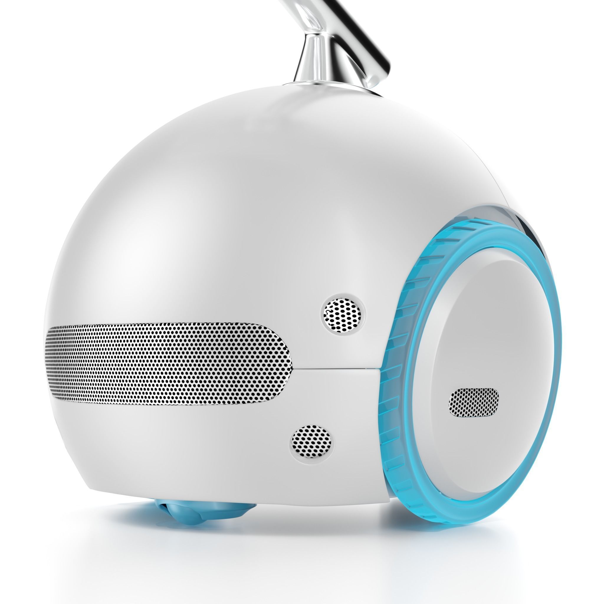 Autonomous self-driving AI assistant robot 3D model_3