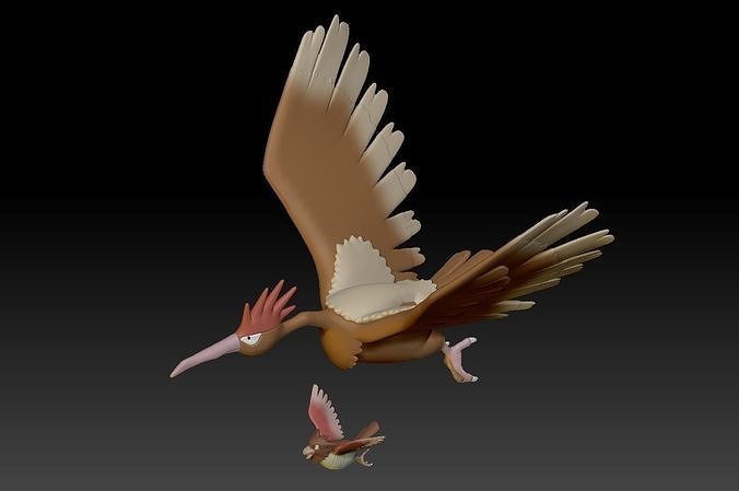 Pokemon Spearow Fearow 3D print model