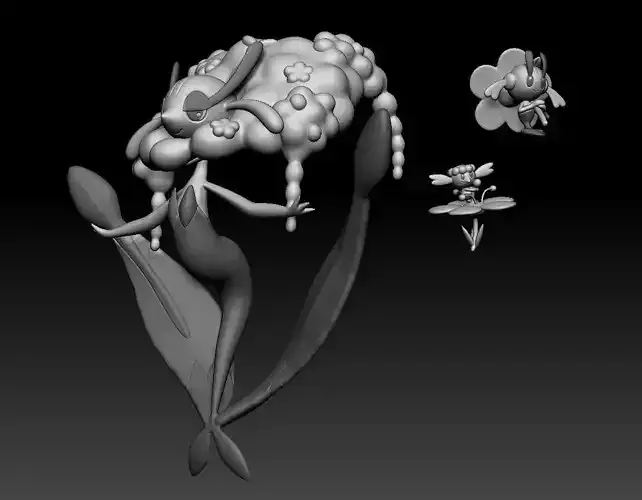 Pokemon Flabebe Floette Florges