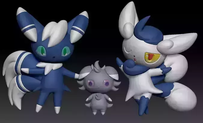 Pokemon Espurr Meowstic
