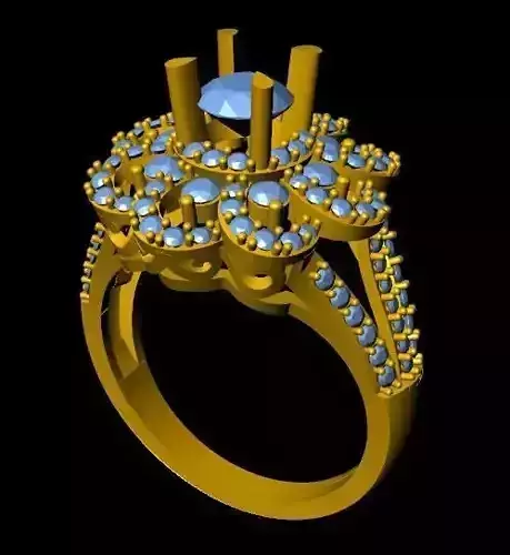 DiamondRing gold ring with diamonds