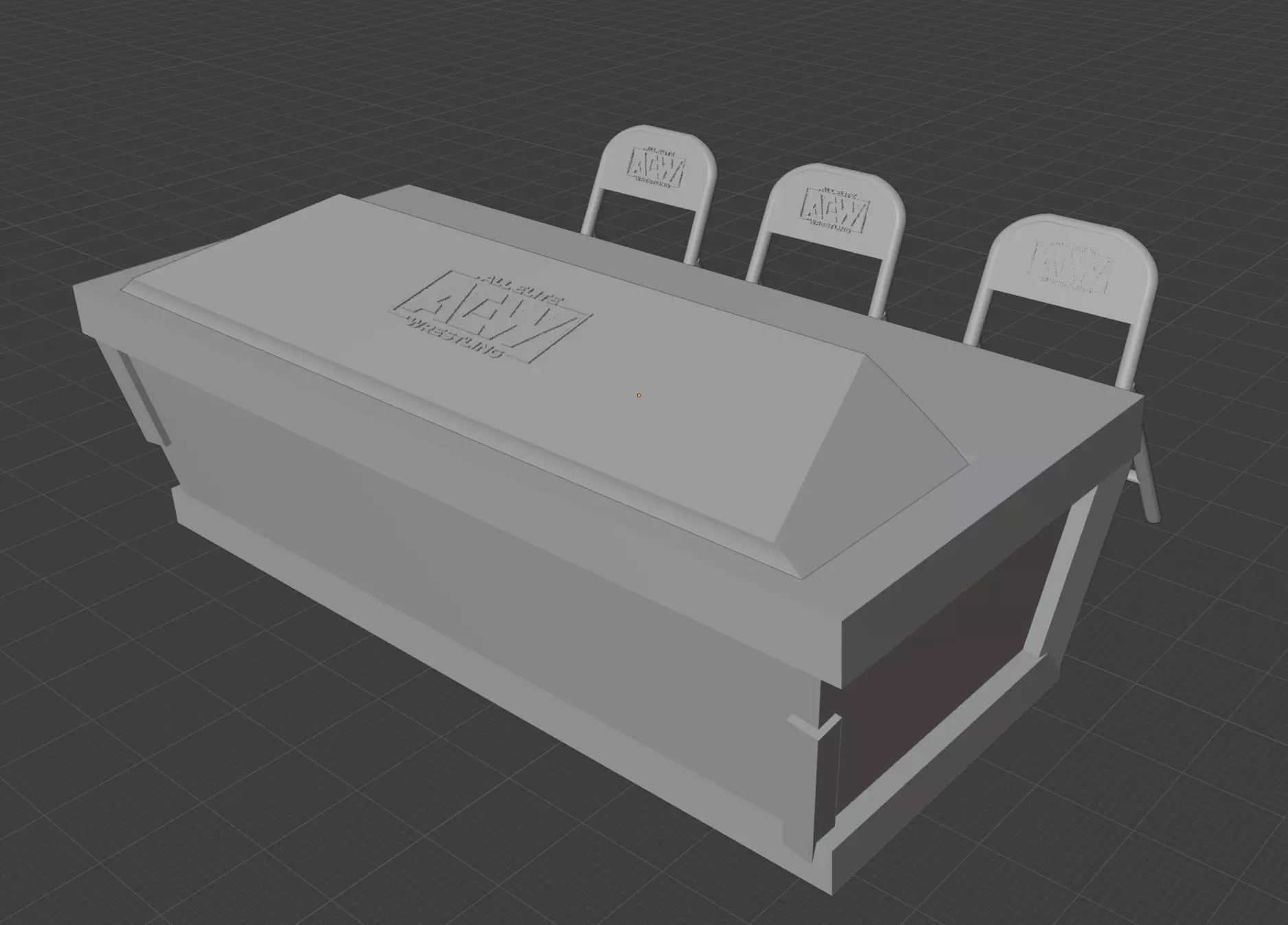 AEW All Elite Wrestling Commentators Set 3D print model_0