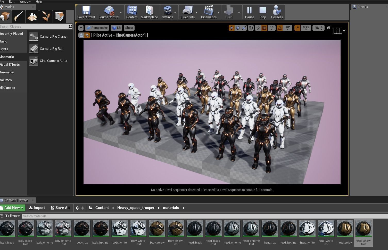 Heavy space trooper Low-poly 3D model_17