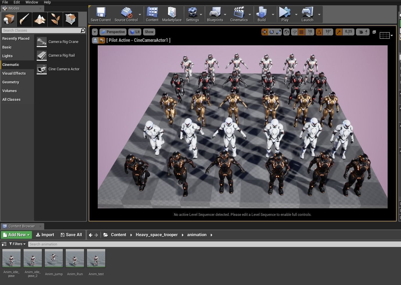 Heavy space trooper Low-poly 3D model_16