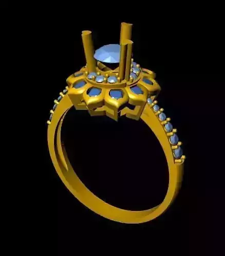 DiamondRing 18K WhiteGold Outstanding 