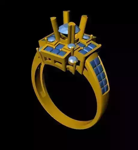 DiamondRing 18K WhiteGold Outstanding Brilliance 