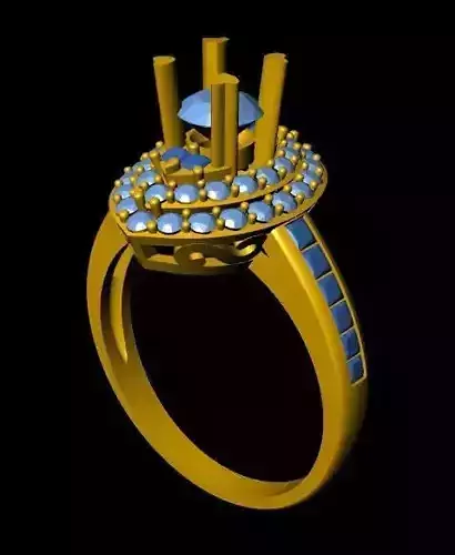 DiamondRing 18K WhiteGold Outstanding Brilliance 