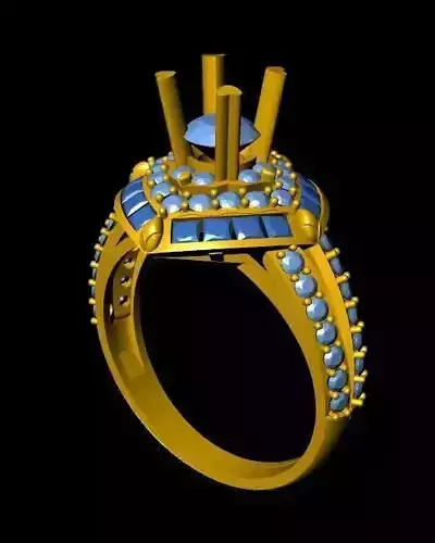 DiamondRing 18K WhiteGold Outstanding 