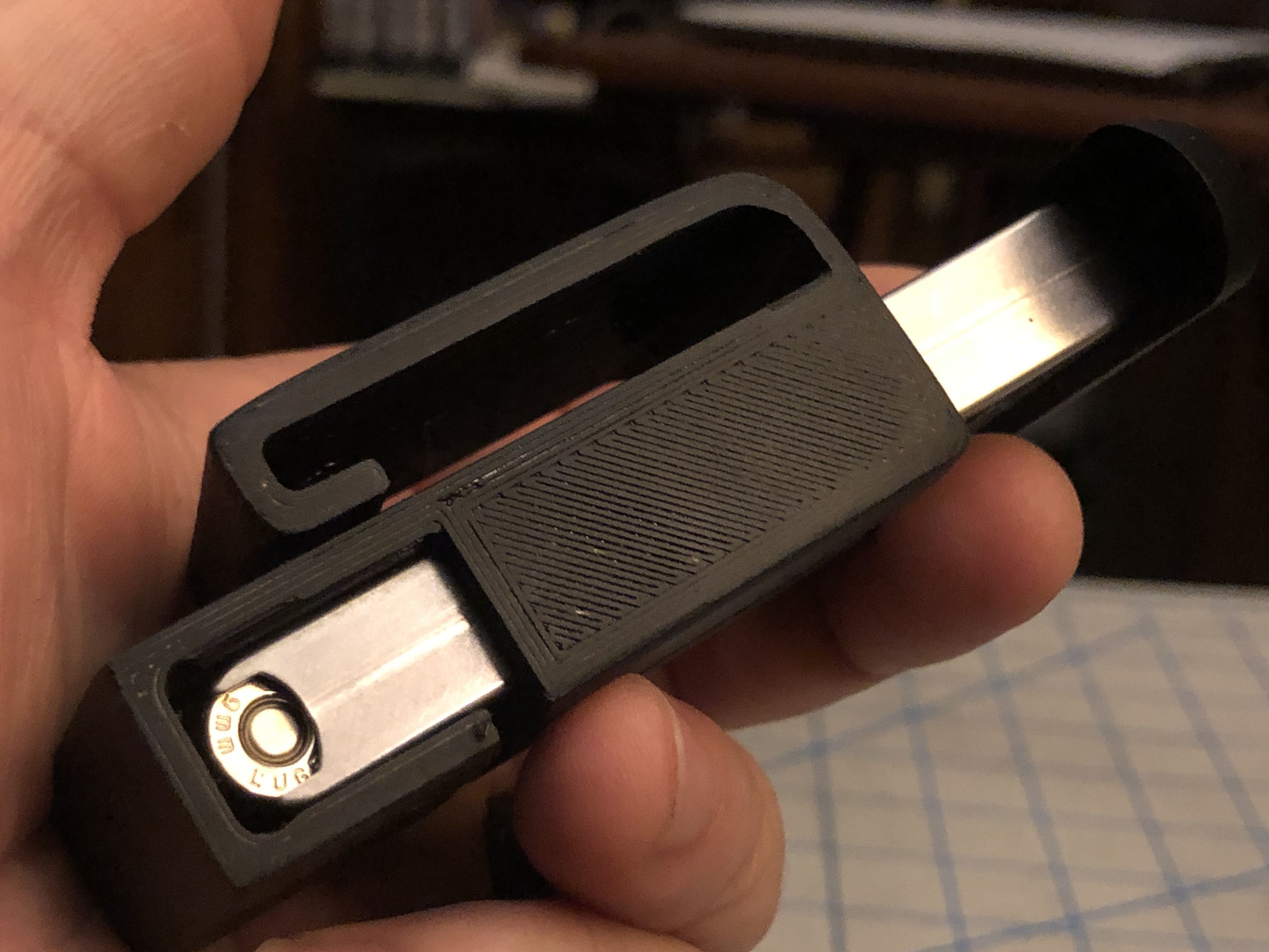 9mm Single stack Mag Holster Kimber n Kahr 3D print model_3