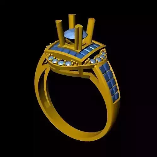 DiamondRing 18K WhiteGold Outstanding Brilliance 