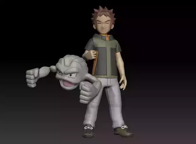 Pokemon Kanto Gym Leader Brock