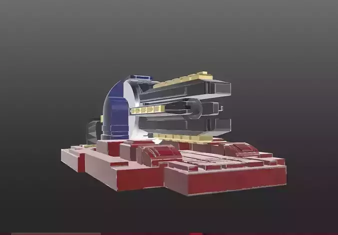 Railgun Gauss cannon 3D print model