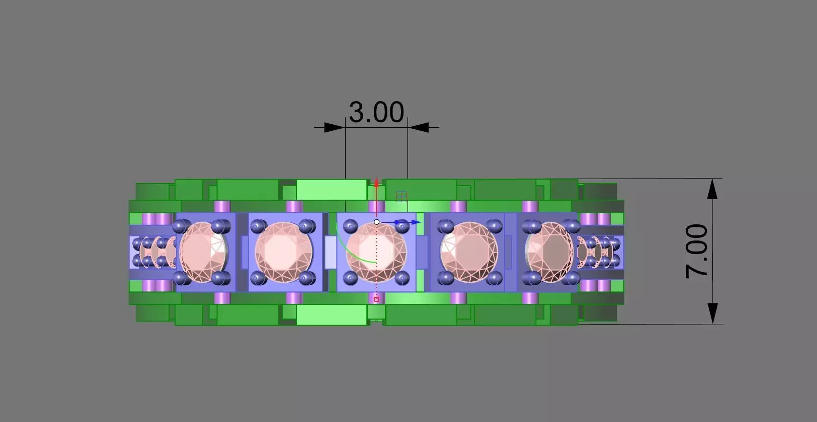 ring gems for women  3D model_0