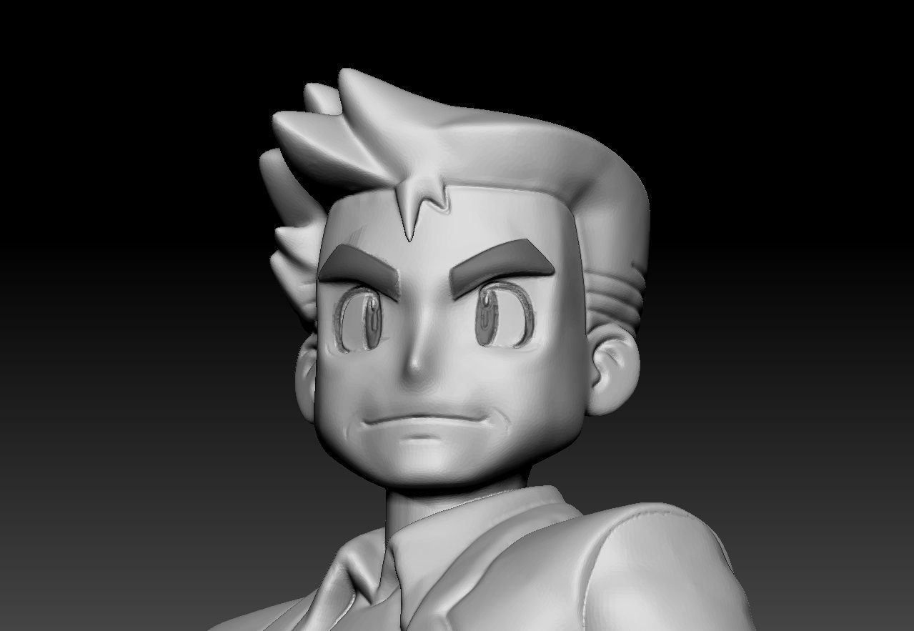 Pokemon Professor Oak 3D print model_3