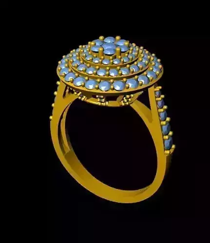 DiamondRing 18K WhiteGold Outstanding Brilliance 