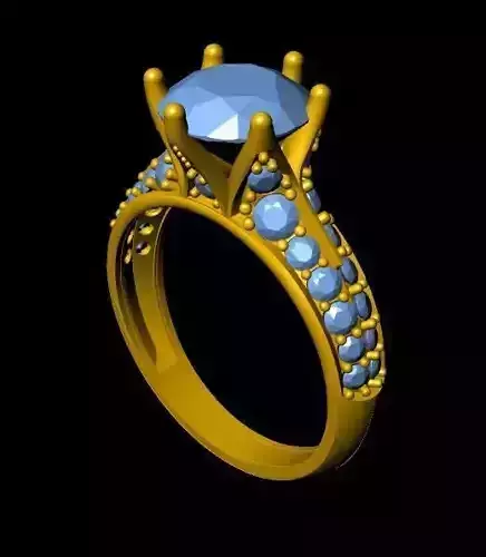 DiamondRing 18K WhiteGold Outstanding