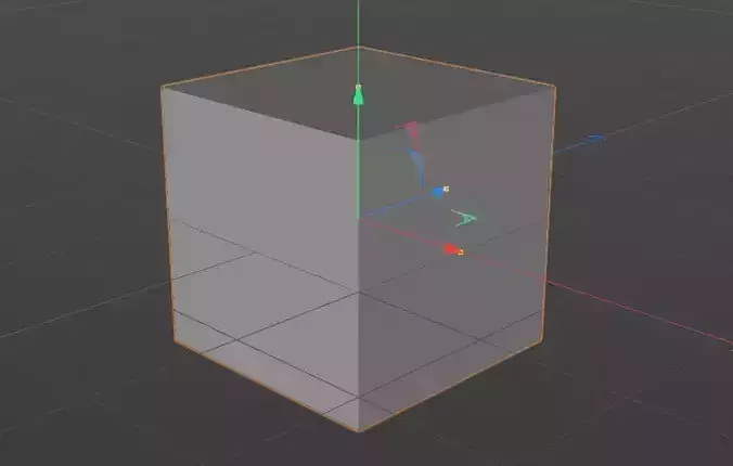 Simple cube Free 3D model