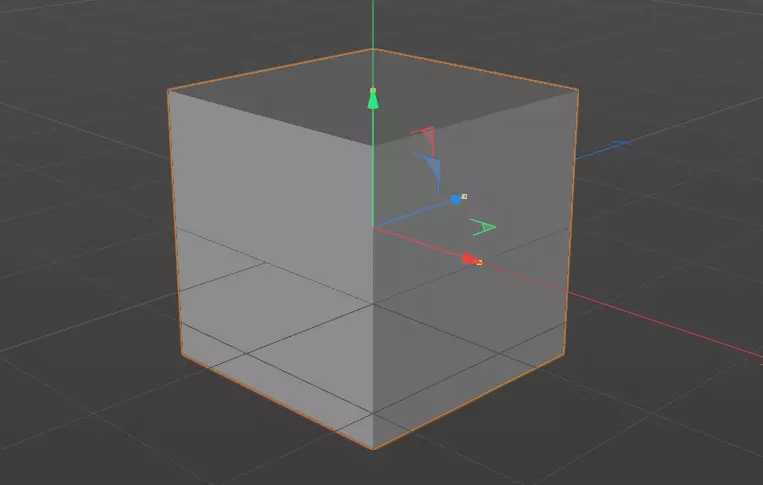 Simple cube Free 3D model_0
