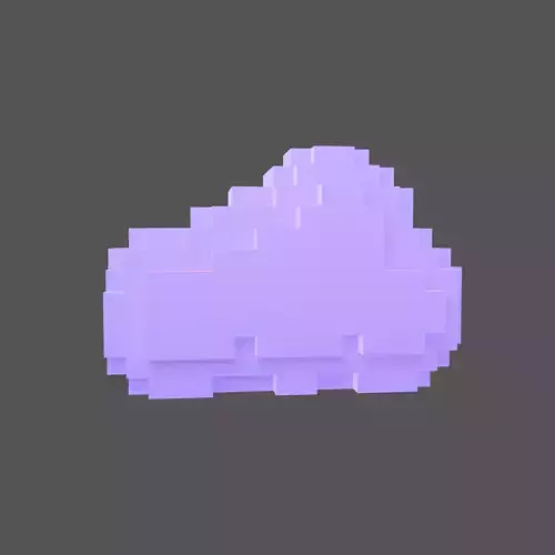 Voxel Style Cloud v1 003