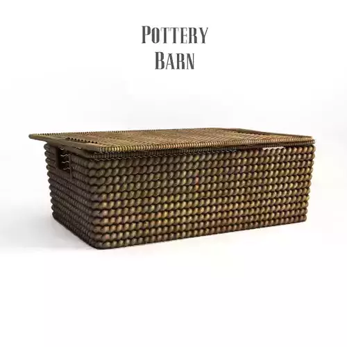 Pottery barn Woven havana basket