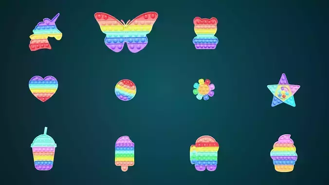 Pop it Fidget Toys Pack