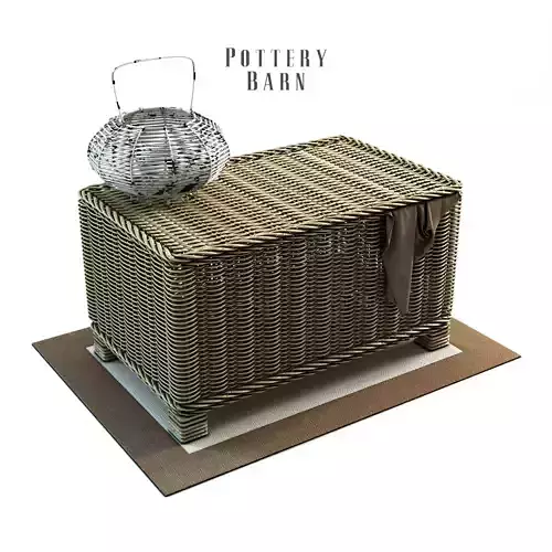 PB-WovenBasket pottery barn wicker chest