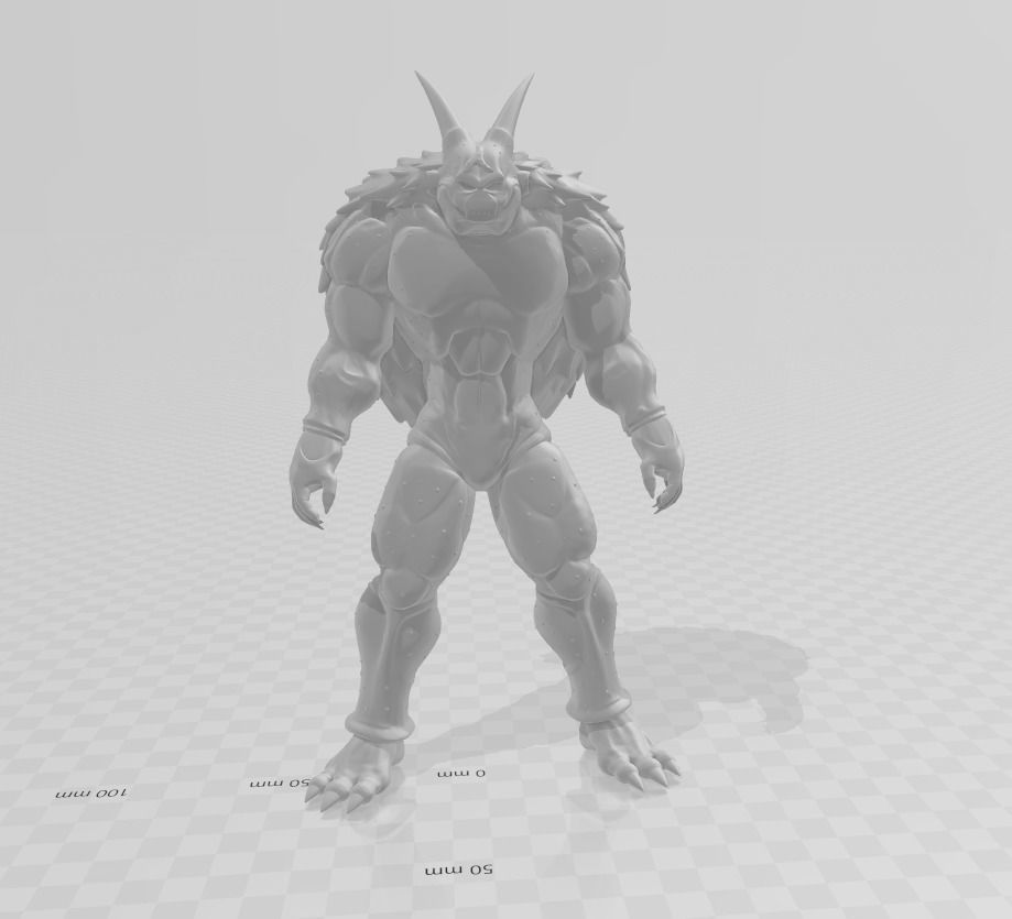 Arbee 3D Model humanoid monster 3D print model_2