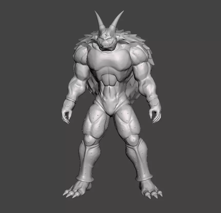 Arbee 3D Model humanoid monster 3D print model_0