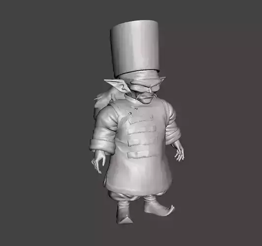 Hoi 3D Model dragon ball z character