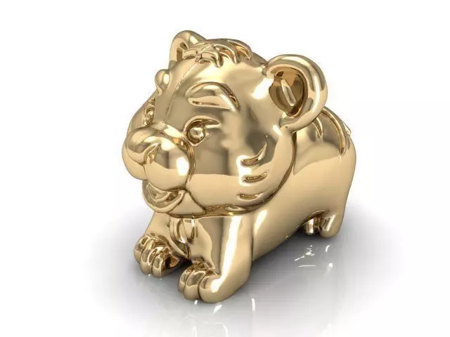 12 animal tiger 3D print model_0