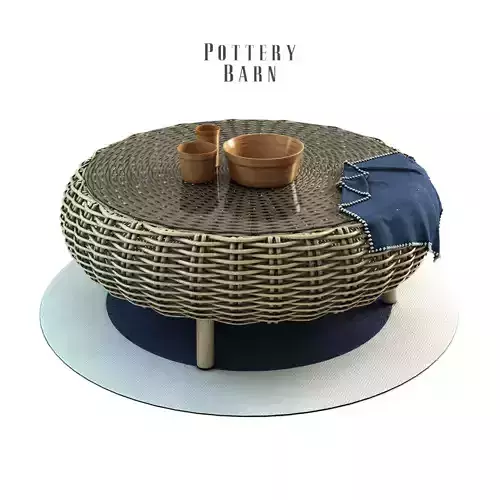 SANTA ANA WOVEN COFFEE TABLE