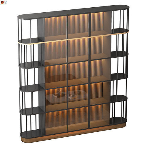 Shelving unit Biblia 3D model