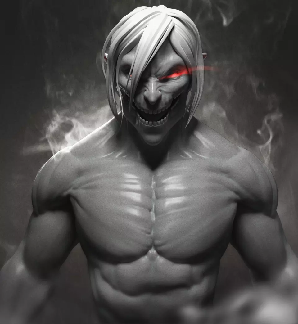 AOT-Eren Yeager Free 3D model_0