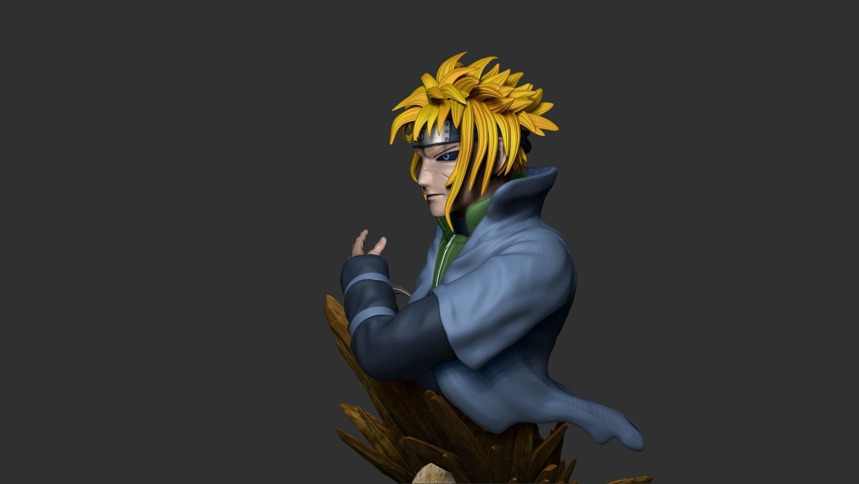 Naruto Hokage 3D print model_3