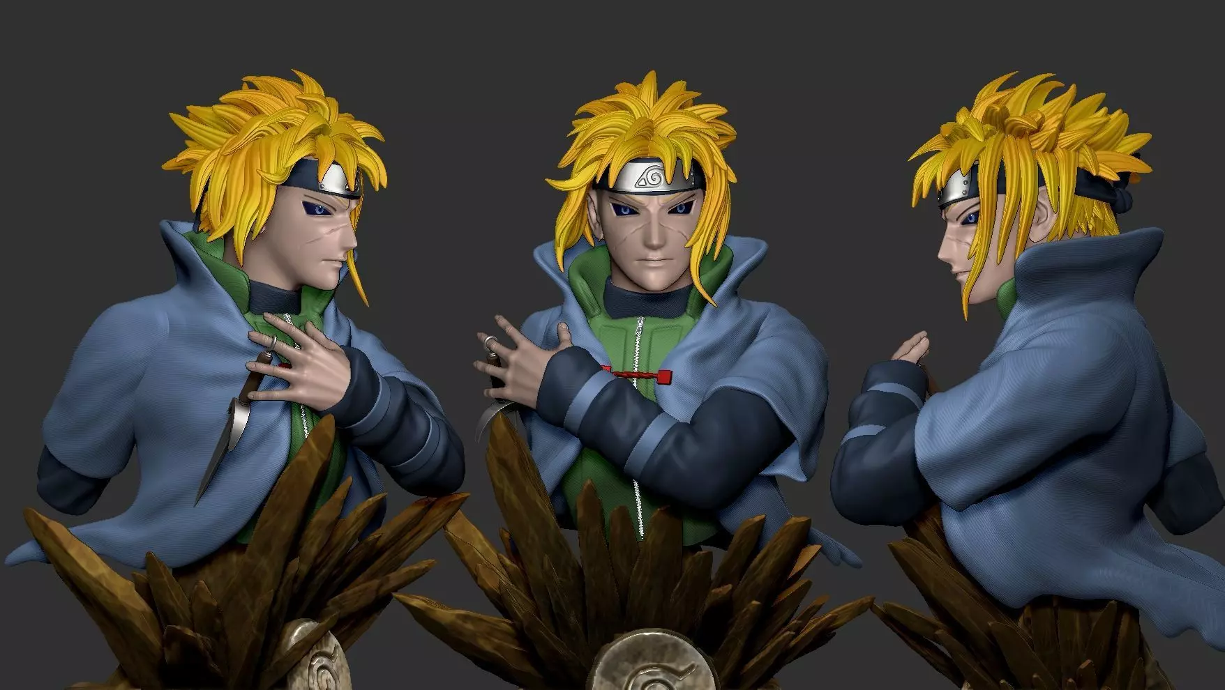 Naruto Hokage 3D print model_0