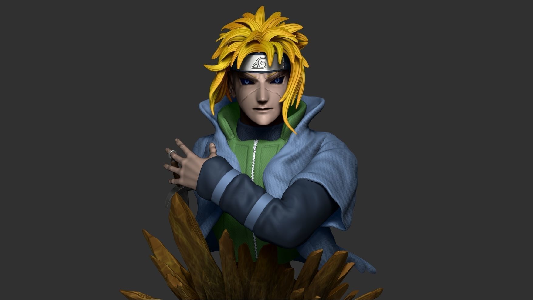 Naruto Hokage 3D print model_1