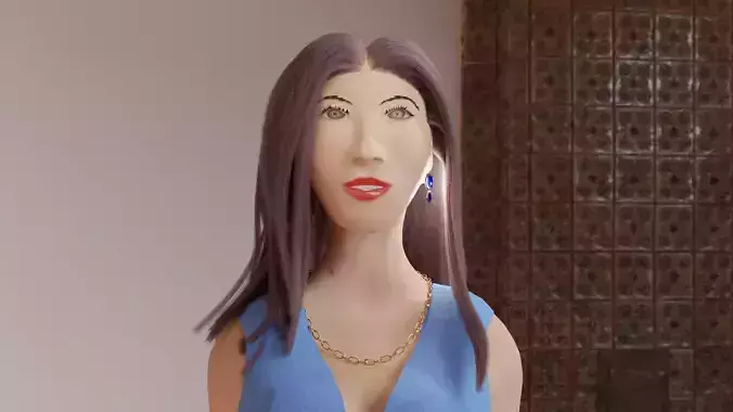 Character 3d Model women