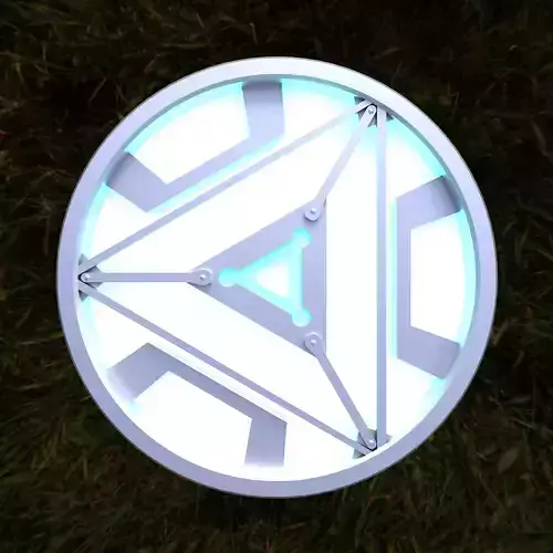 arc reactor  Low-poly 3D model