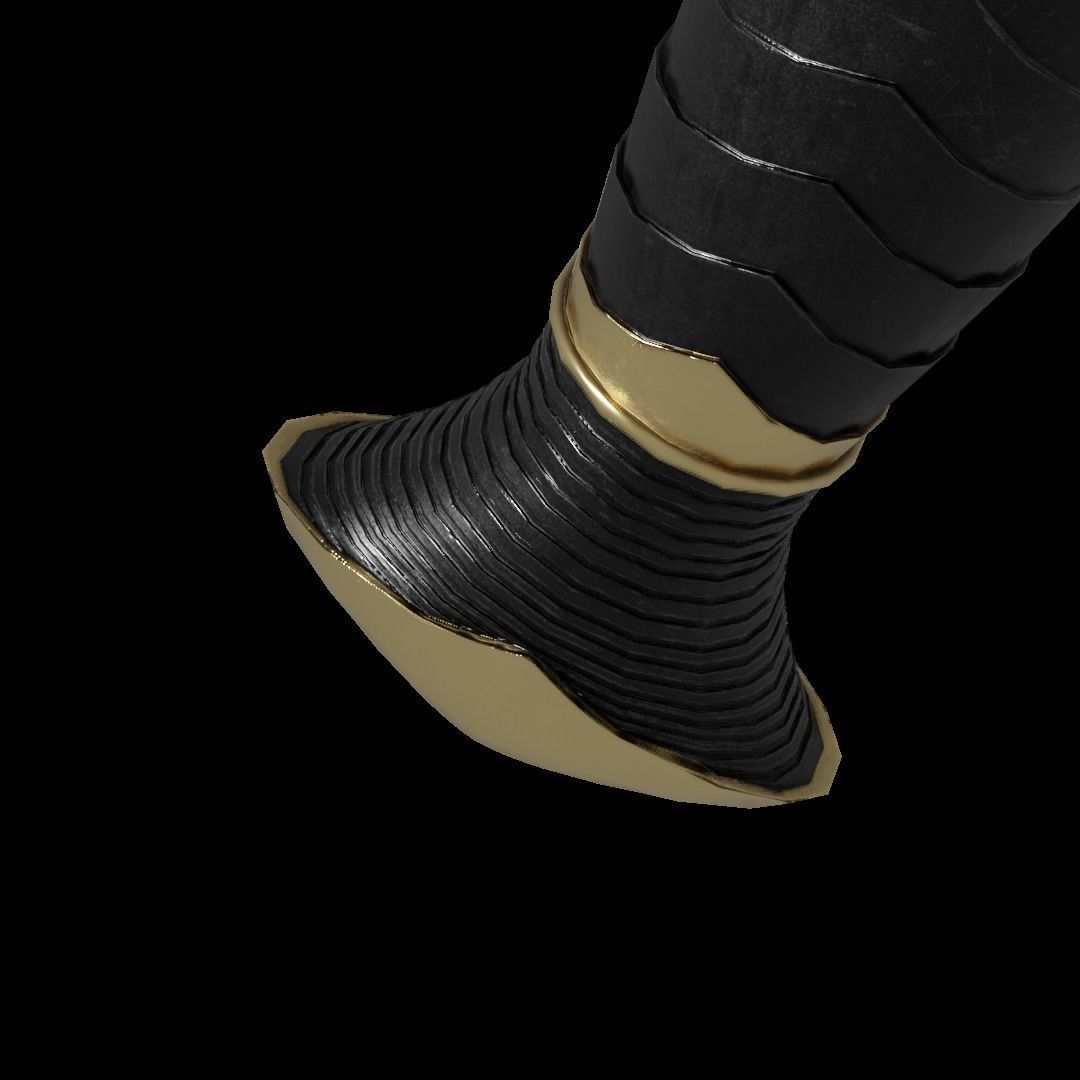 Sai 3D model two swords Low-poly 3D model_3