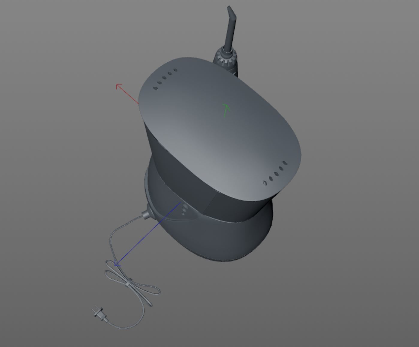 Waterpik WP-660 Water Flosser 3D model_16