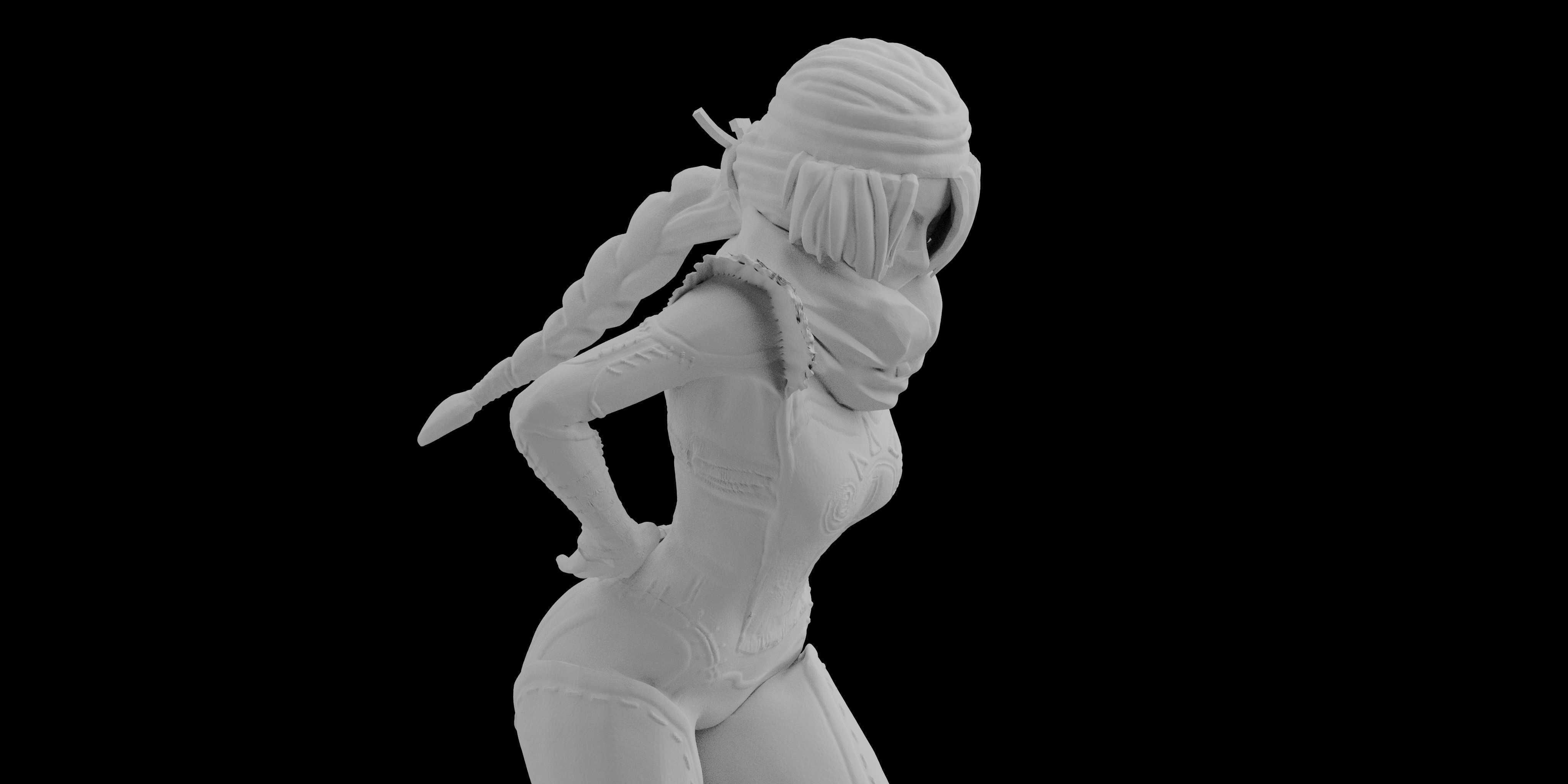 The Legend of Zelda Sheik Heroic Statue 3D print model_5