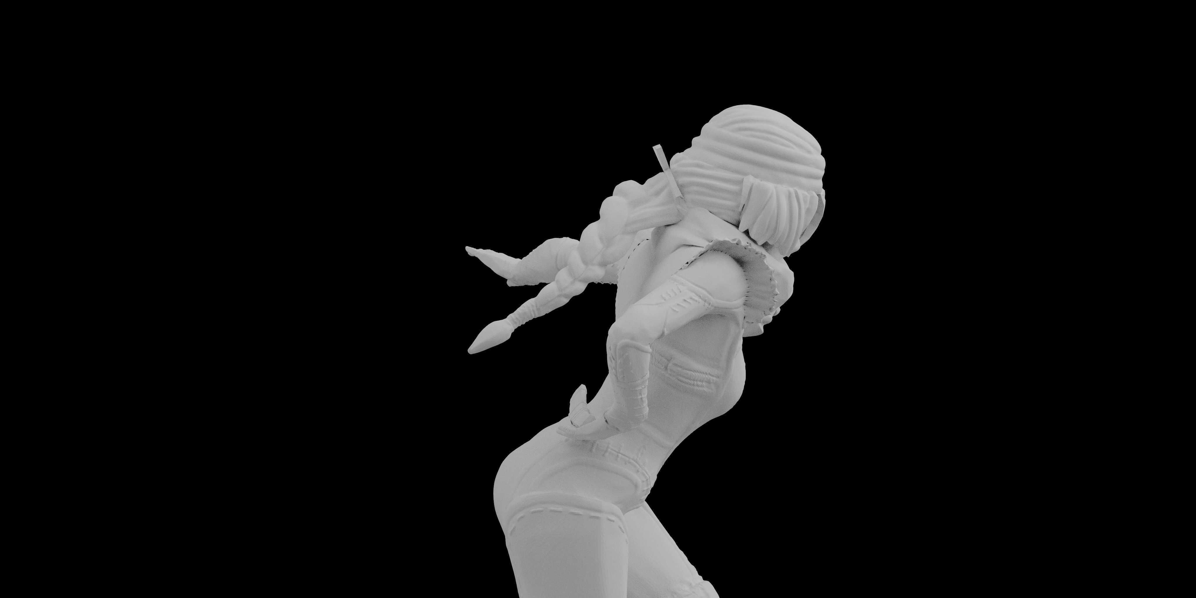 The Legend of Zelda Sheik Heroic Statue 3D print model_1