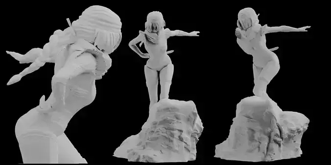 The Legend of Zelda Sheik Heroic Statue 3D print model