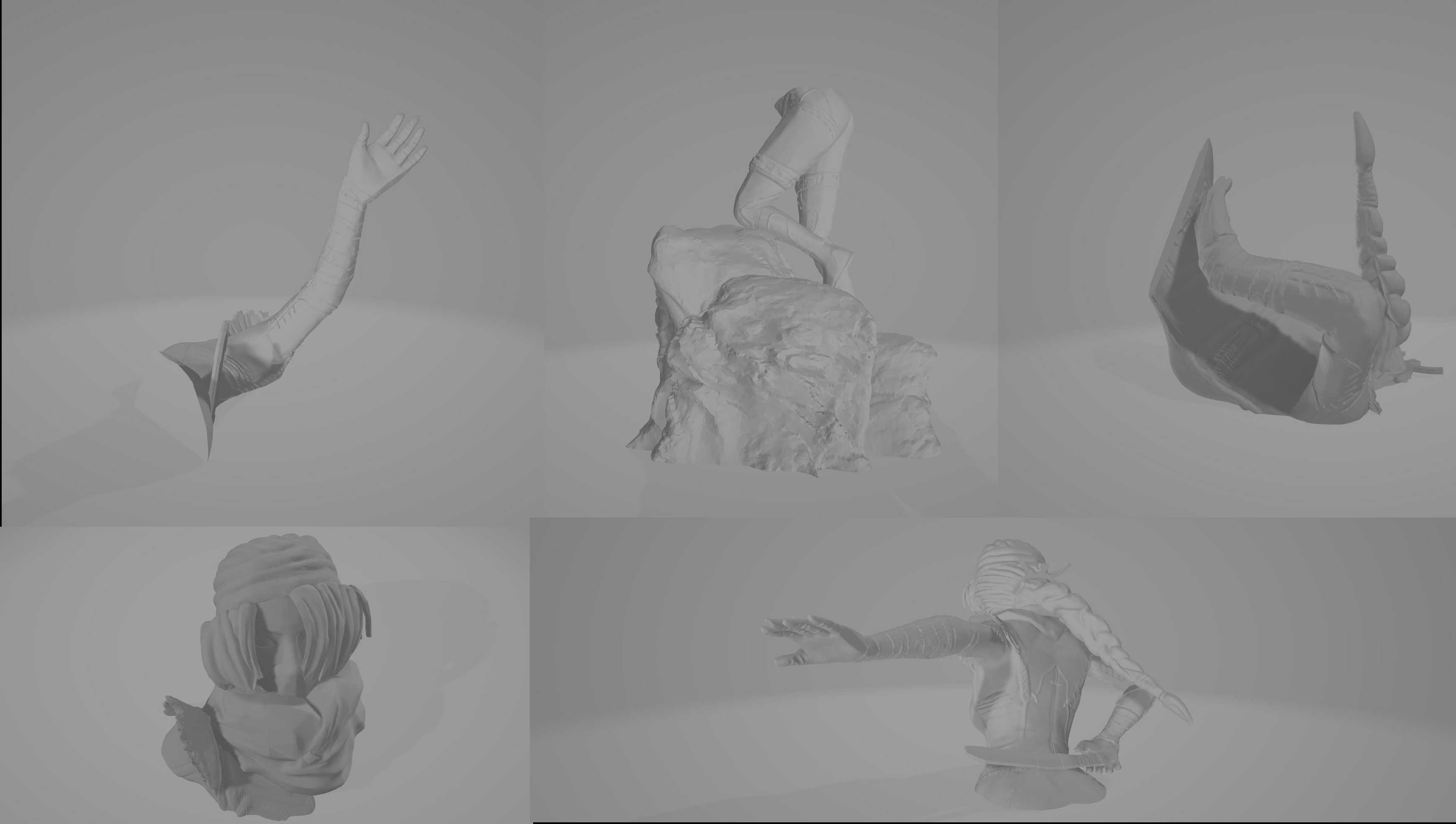 The Legend of Zelda Sheik Heroic Statue 3D print model_9