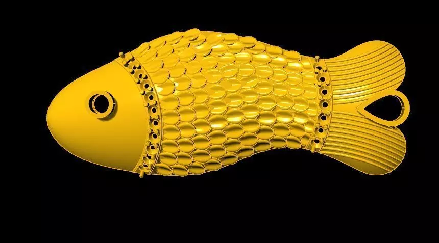 fish machale 3D print model