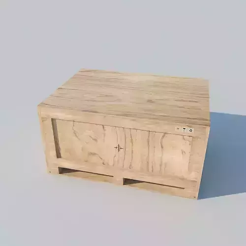 Wood Container MAX 2011 3D model