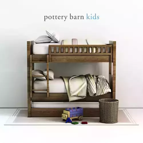 Pottery barn Camp Twin-Over Twin Bunk Bed