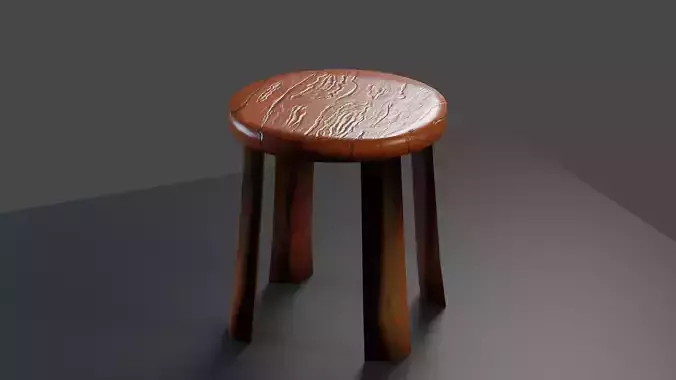 Stool - Stylized PBR