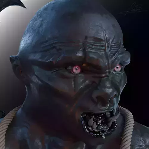 Orc 3D printing or design ready 3D print model